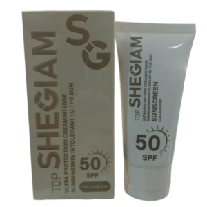 کرم ضد آفتاب بی رنگ شی-گلم SPF50 حجم 65 میل