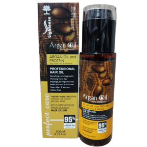 روغن مو آرگان لایتنس مراکشی اصلی Lightness Argan Oil حجم 100میل