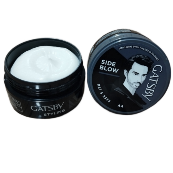 واکس مو حالت دهنده و مات کننده گتسبی GATSBY SIDE BLOW حجم 75 گرم