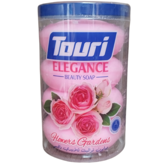 صابون توری مدل گل رز  ELEGANCE بسته 4 عددی