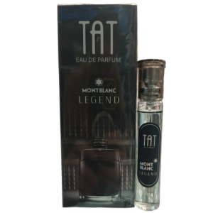 عطر ادکلن تات مردانه با رایحه لجند مونت بلاک TAT LEGEND MONT BLANC حجم 25 میل
