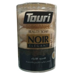 صابون توری مدل نویر Touri NOIR ELEGANT بسته 4 عددی